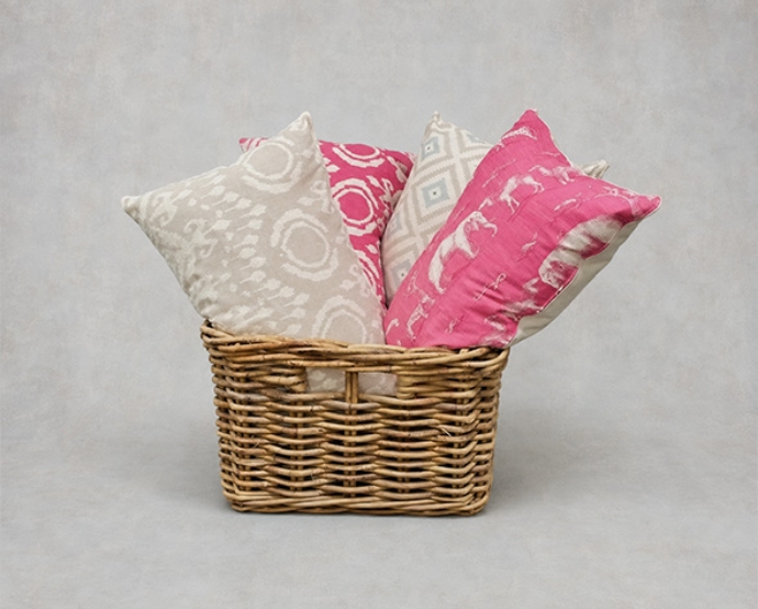 Outlet West Sussex: Scatter cushions in Andrew Martin Expedition fabrics