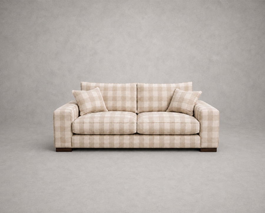 Outlet West Sussex: Richmond 2.5 seater sofa Sussex Gingham Small Ash