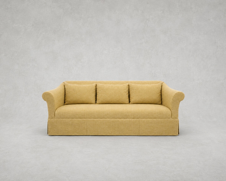 Outlet West Sussex: Turnberry 3 seater sofa in Linwood Leckford Marigold