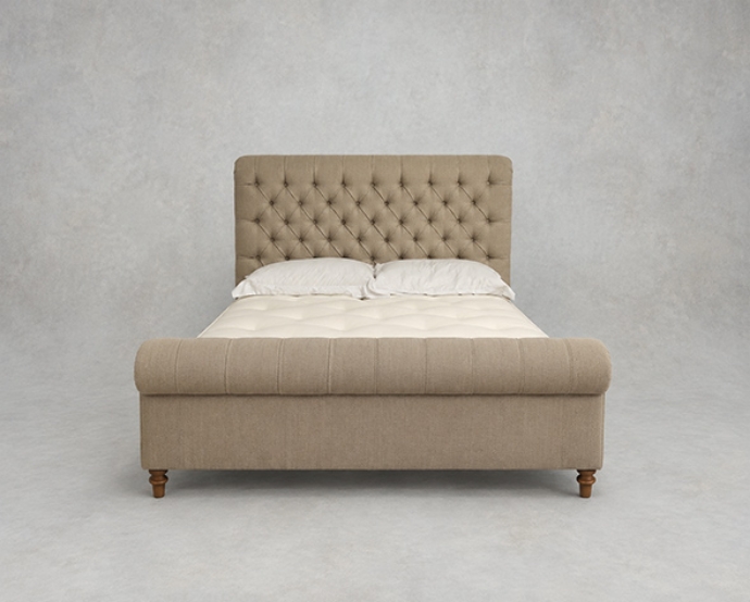 Outlet Bury St Edmunds: Pentlow King Bed in Swaledale Linen Natural