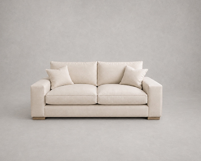 Outlet Bury St Edmunds: Richmond 3 seater sofa in Romo Linara Chamois