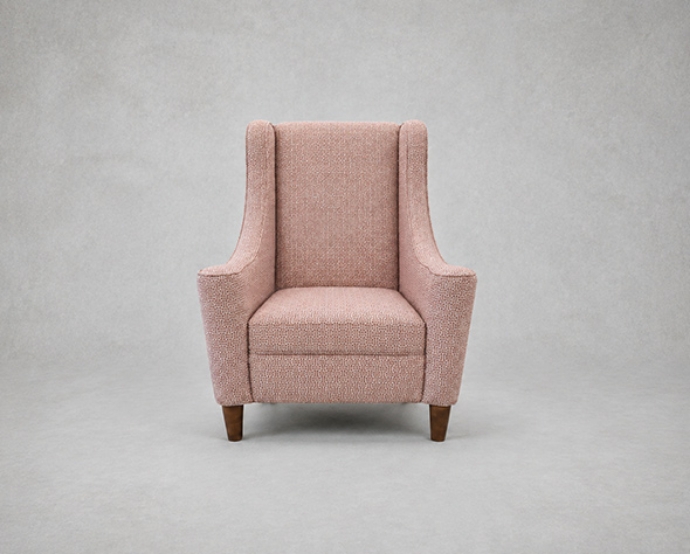 Outlet Bury St Edmunds; Sennen chair in RHS Gertrude Jekyll lattice Terracotta