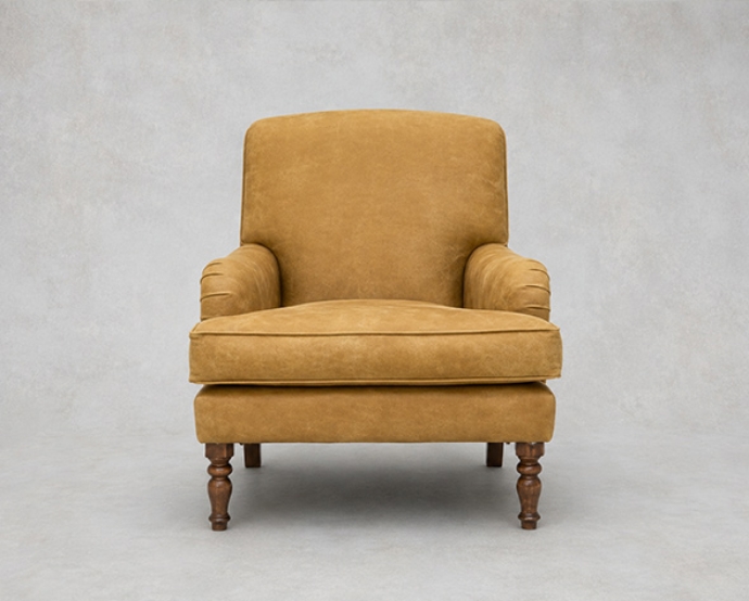 Outlet Salisbury: Lyndhurst Chair in Crest Leather Brunel Tan