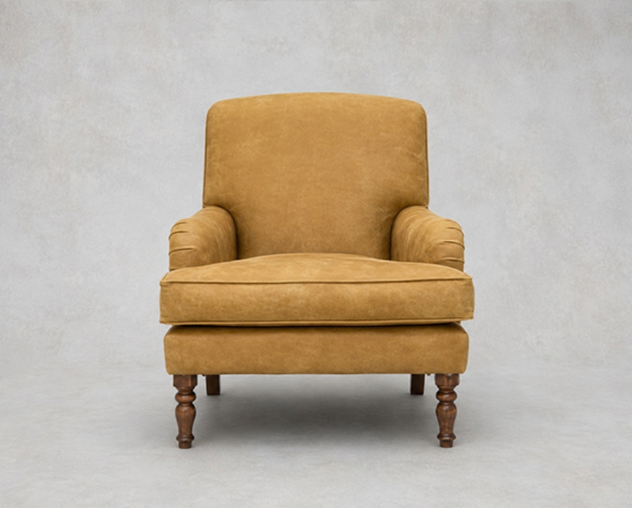 Outlet Salisbury: Lyndhurst Chair in Crest Leather Brunel Tan