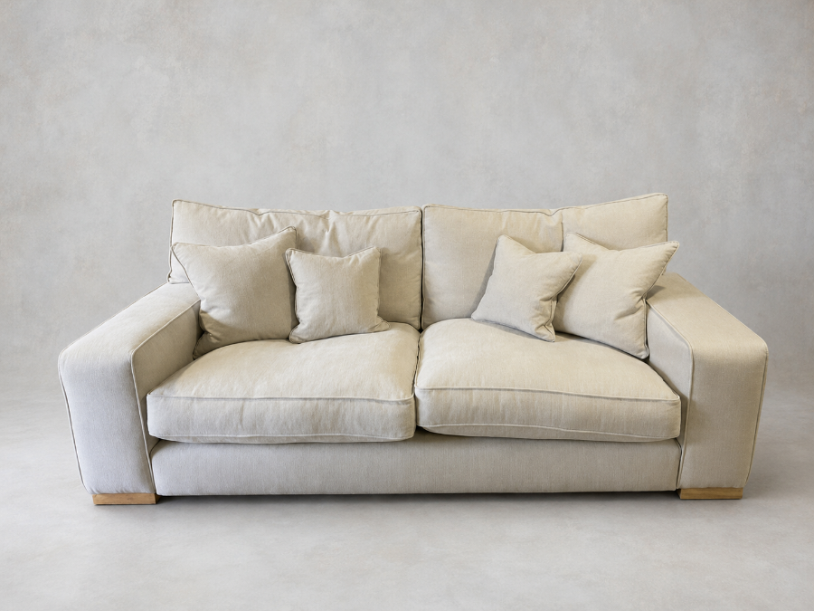 Outlet Tunbridge Wells: Richmond 3 seater sofa in Romo Linara Chamois