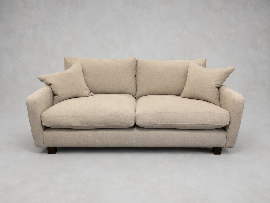 Outlet Tunbridge Wells: Brook Green 3 seater sofa in Cristina Marrone Salice Latte