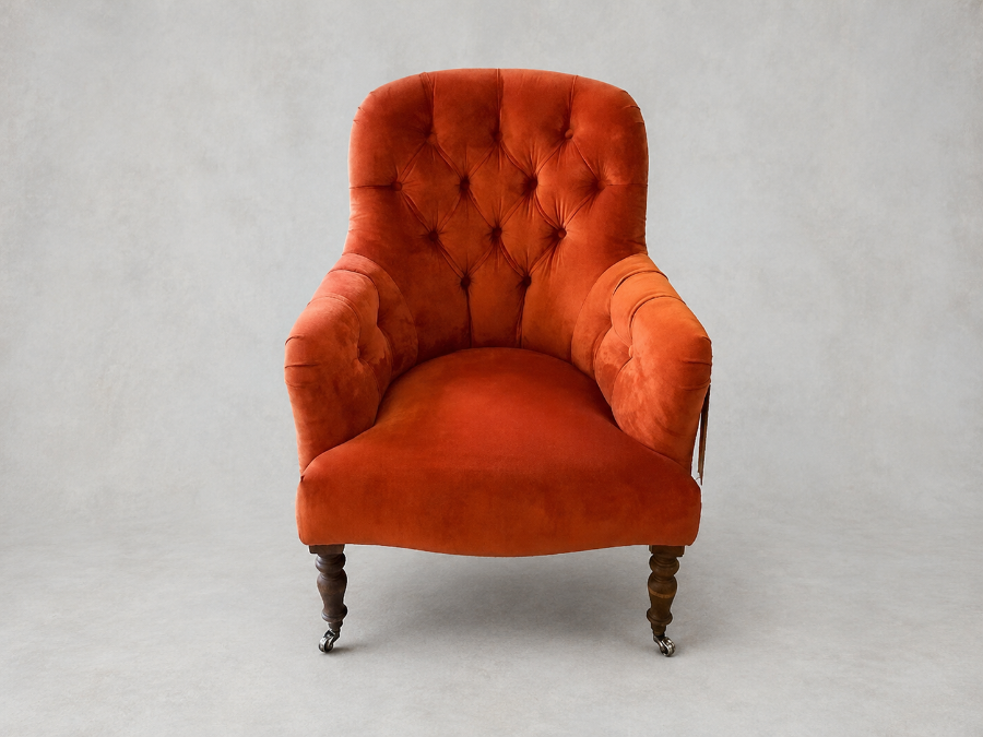 Outlet Sutton Coldfield: Tisbury Chair in House Clever Velvet Henna