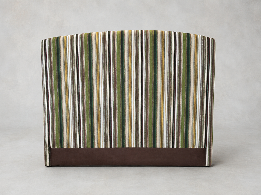 Outlet West Sussex: Brick Lane king headboard in Richard Smith Madeaux Jajim 04 Heather