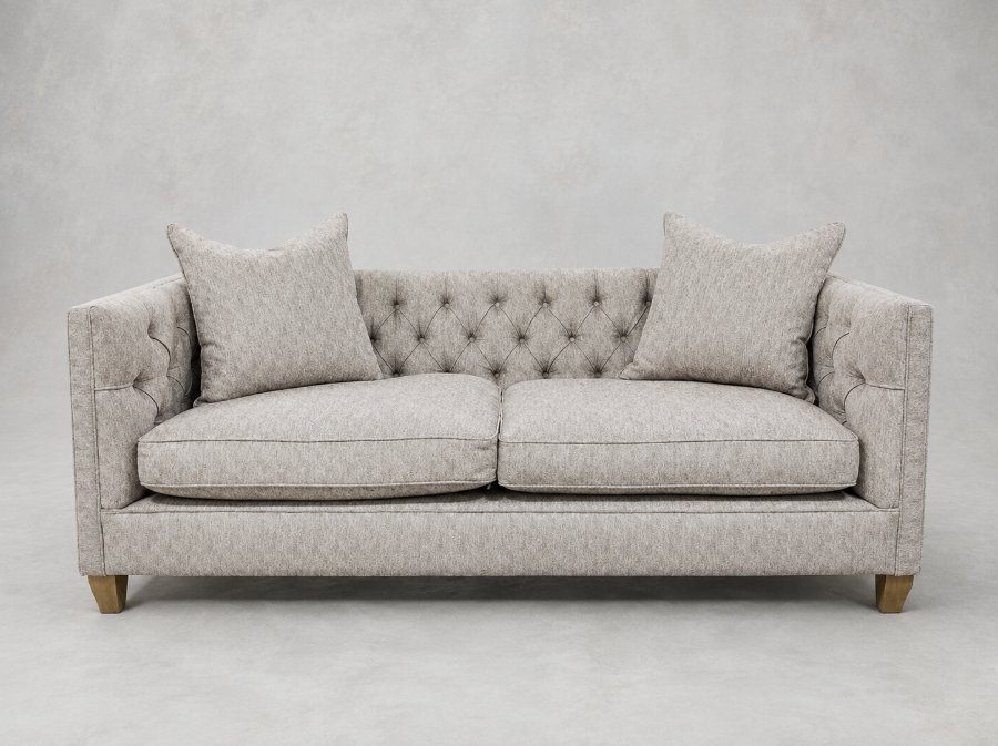 Outlet West Sussex: Haresfield 3 seater sofa in Padua Pavement Stone