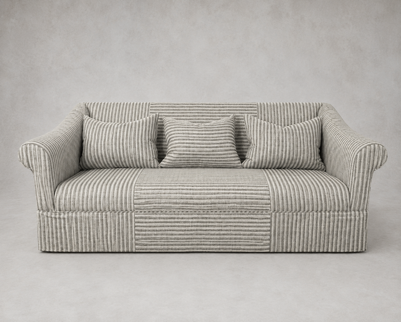 Outlet Leamington Spa: Turnberry 3 seater sofa in Stockport Stripe Hunter