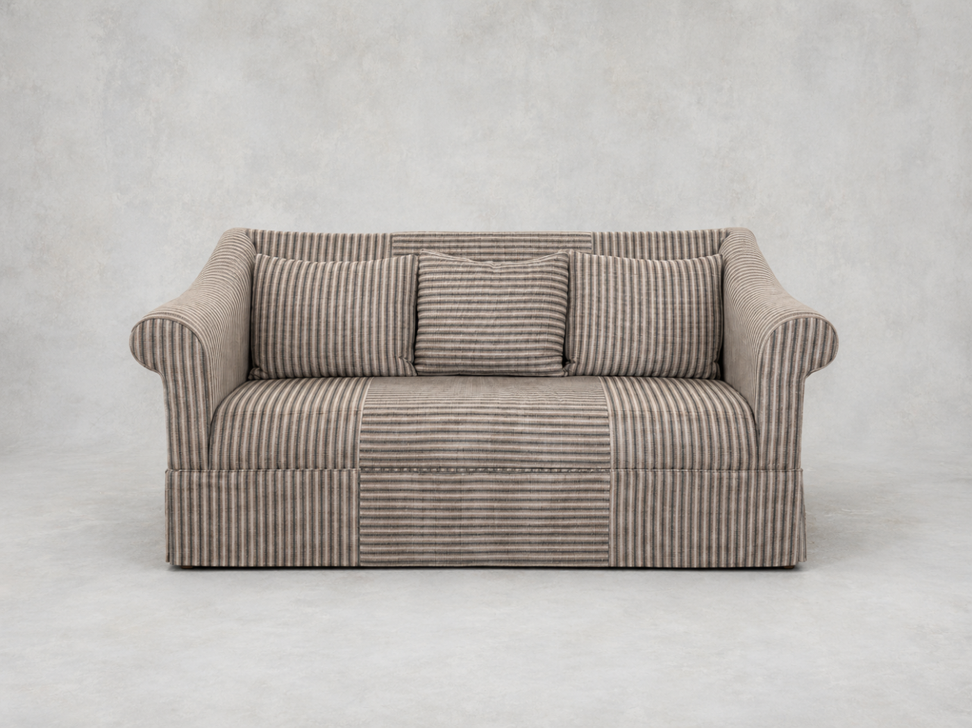Outlet Manchester: Turnberry 3 seater sofa in Stockport Stripe Hunter