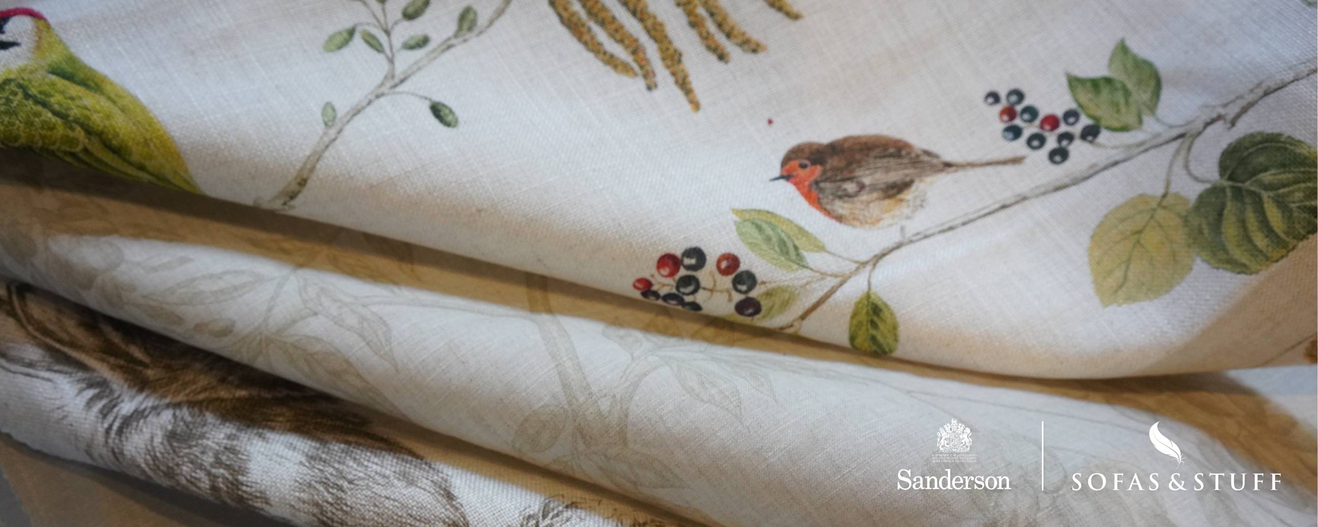 Sofas & Stuff x Sanderson fabrics