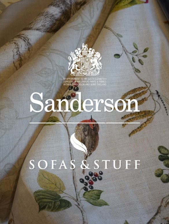 Sofas & Stuff x Sanderson fabrics